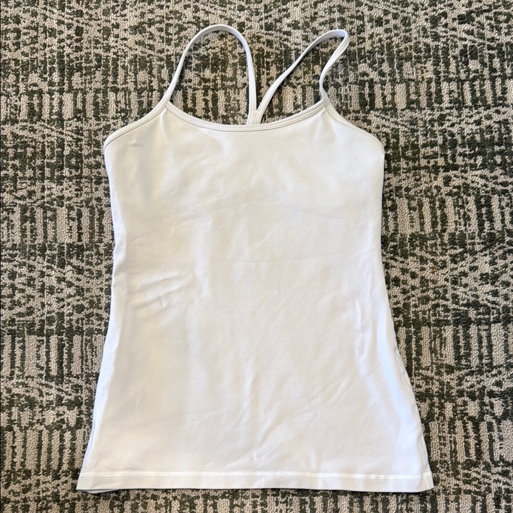 Lululemon Athletica extra long shelf bra y-back Tank Top